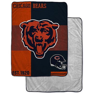 "Pegasus  Chicago Bears 60"" x 80"" Sherpa Throw Blanket"