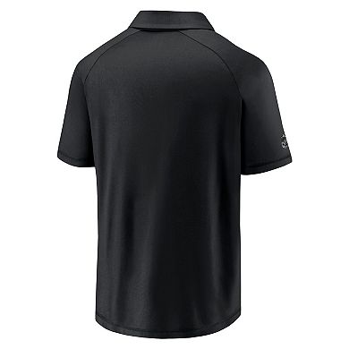 Men's Fanatics Branded Black Boston Bruins Authentic Pro Logo Polo