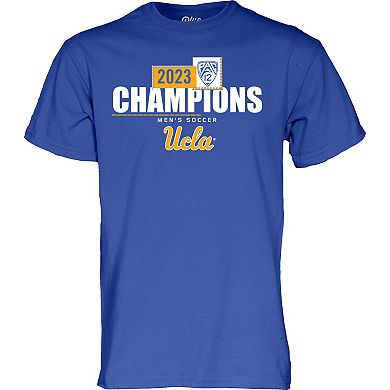 Unisex Blue 84  Blue UCLA Bruins 2023 PAC-12 Men's Soccer Regular Season Champions Locker Room T-Shirt