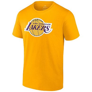 Men's Fanatics Branded LeBron James Gold Los Angeles Lakers Playmaker Name & Number T-Shirt