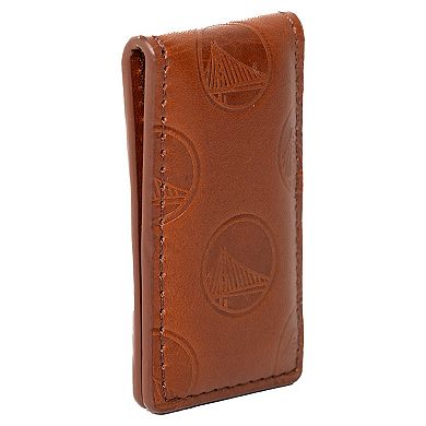 Lusso Brown Golden State Warriors Sammy Magnetic Money Clip