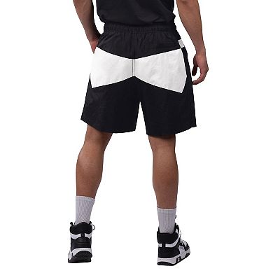 Men's Starter x NHL Black Ice Black/White Pittsburgh Penguins Linechange Shorts