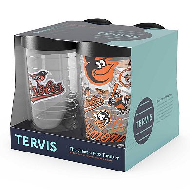 Tervis Baltimore Orioles Four-Pack 16oz. Classic Tumbler Set