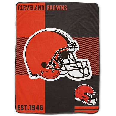 "Pegasus  Cleveland Browns 60"" x 80"" Sherpa Throw Blanket"