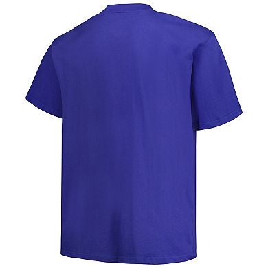 Men's Fanatics Branded Royal/Gold Golden State Warriors Big & Tall Short Sleeve & Long Sleeve T-Shirt Set