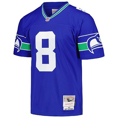 Men s Mitchell Ness Matt Hasselbeck Royal Seattle Seahawks Legacy Replica Jersey