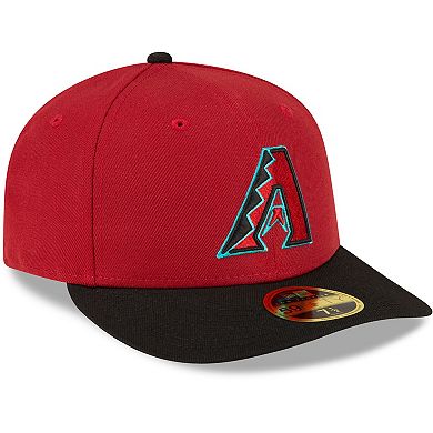 Men's New Era Red/Black Arizona Diamondbacks Home Authentic Collection On-Field Low Profile 59FIFTY Fitted Hat
