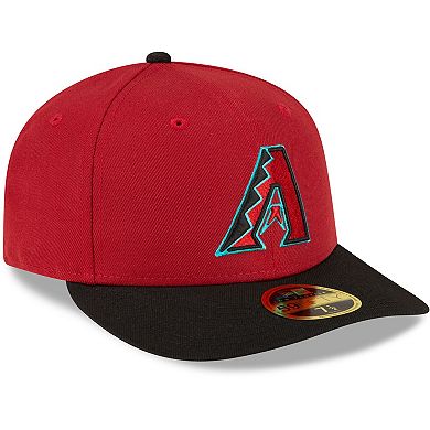 Men's New Era  Red/Black Arizona Diamondbacks Home Authentic Collection On-Field Low Profile 59FIFTY Fitted Hat