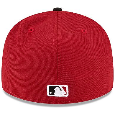 Men's New Era Red/Black Arizona Diamondbacks Home Authentic Collection On-Field Low Profile 59FIFTY Fitted Hat