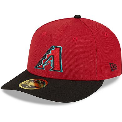 Men's New Era Red/Black Arizona Diamondbacks Home Authentic Collection On-Field Low Profile 59FIFTY Fitted Hat