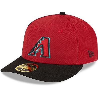 Men's New Era  Red/Black Arizona Diamondbacks Home Authentic Collection On-Field Low Profile 59FIFTY Fitted Hat