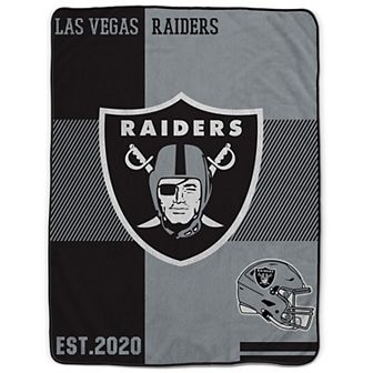 Pegasus Las Vegas Raiders 60" x 80" Sherpa Throw Blanket