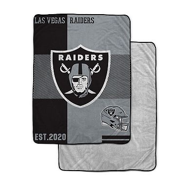 "Pegasus Las Vegas Raiders 60"" x 80"" Sherpa Throw Blanket"