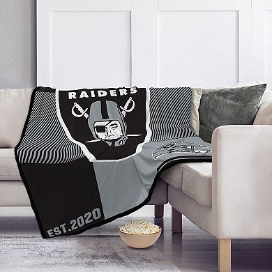 "Pegasus Las Vegas Raiders 60"" x 80"" Sherpa Throw Blanket"