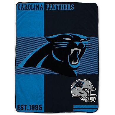 Pegasus  Carolina Panthers 60" x 80" Sherpa Throw Blanket
