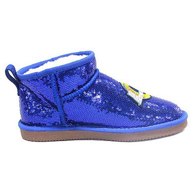 Women's Cuce Royal Los Angeles Rams Sequin Ankle Boots