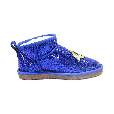 Women's Cuce Royal Los Angeles Rams Sequin Ankle Boots