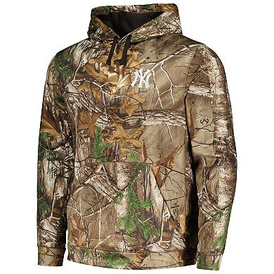 Men's Dunbrooke Camo New York Yankees Champion Realtree Pullover Hoodie
