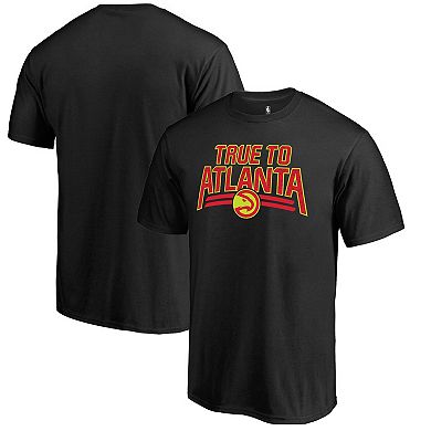 Men's Fanatics Branded Black Atlanta Hawks ATL Hometown Collection T-Shirt