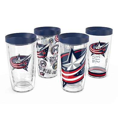Tervis Columbus Blue Jackets Four-Pack 16oz. Classic Tumbler Set