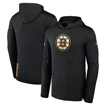 Men's Fanatics Branded Black Boston Bruins Authentic Pro Lightweight Pullover Hoodie