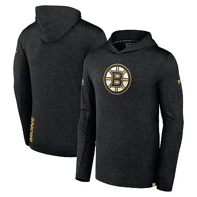 Men's Fanatics Branded Black Boston Bruins Authentic Pro Lightweight Pullover Hoodie