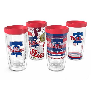 Tervis Philadelphia Phillies Four-Pack 16oz. Classic Tumbler Set