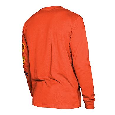 Men's New Era Orange Phoenix Suns 2023/24 City Edition Long Sleeve T-Shirt