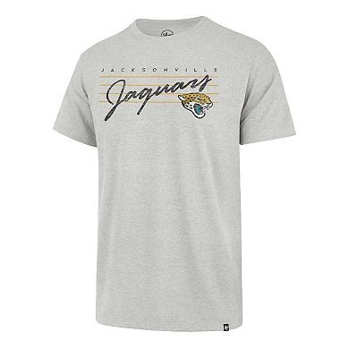 Men's '47 Gray Jacksonville Jaguars Downburst Franklin T-Shirt