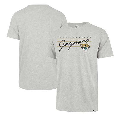 Men's '47 Gray Jacksonville Jaguars Downburst Franklin T-Shirt
