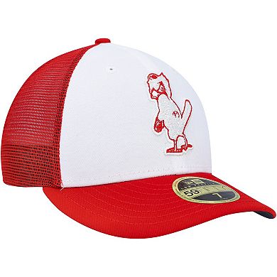 Men's New Era White/Red St. Louis Cardinals 2023 On-Field Batting Practice Low Profile 59FIFTY Fitted Hat