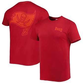 Men's '47 Red Tampa Bay Buccaneers Fast Track Tonal Highlight T-Shirt