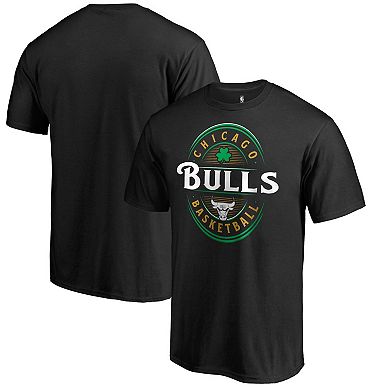 Men's Fanatics Branded Black Chicago Bulls Forever Lucky T-Shirt