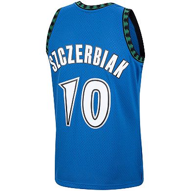 Men's Mitchell & Ness Wally Szczerbiak Blue Minnesota Timberwolves 2001/02 Hardwood Classics Swingman Jersey