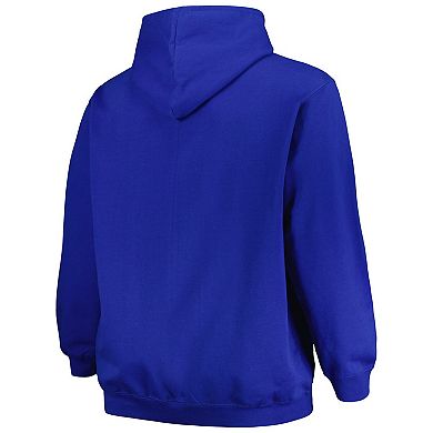 Men's Profile Blue St. Louis Blues Big & Tall Arch Over Logo Pullover Hoodie
