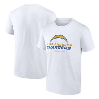 Men's Fanatics Branded White Los Angeles Chargers Team Lockup T-Shirt
