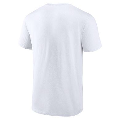 Men's Fanatics Branded White Los Angeles Chargers Team Lockup T-Shirt