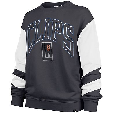 Women's '47 Gray LA Clippers 2023/24 City Edition Nova Crew Sweatshirt