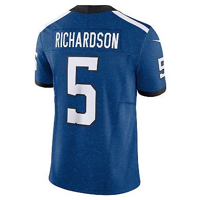 Men's Nike Anthony Richardson Royal Indianapolis Colts Alternate Vapor F.U.S.E. Limited Jersey