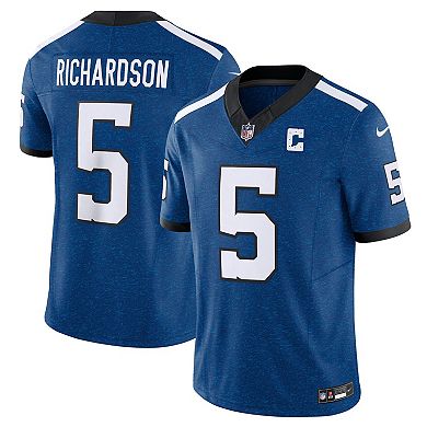 Men's Nike Anthony Richardson Royal Indianapolis Colts Alternate Vapor F.U.S.E. Limited Jersey