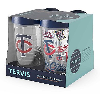 Tervis Minnesota Twins Four-Pack 16oz. Classic Tumbler Set