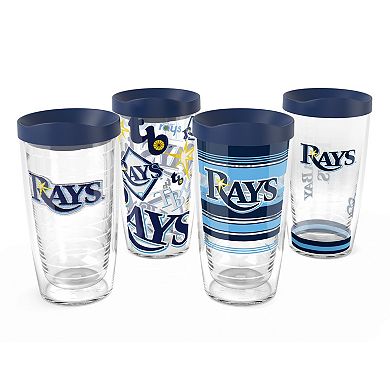 Tervis Tampa Bay Rays Four-Pack 16oz. Classic Tumbler Set