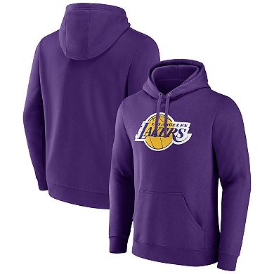 Men's Fanatics Purple Los Angeles Lakers Primary Logo Pullover Hoodie