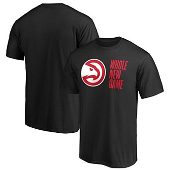 Men's Fanatics Branded Black Atlanta Hawks Whole New Game Team T-Shirt