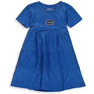 Girls Toddler Garb Royal Florida Gators Jasmine Tiered Dress