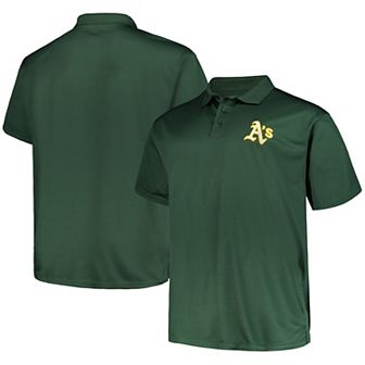 Men's Profile Green Oakland Athletics Birdseye Polo