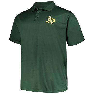 Men's Profile  Green Oakland Athletics Birdseye Polo