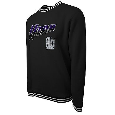 Unisex Stadium Essentials Black Utah Jazz 2023/24 City Edition Club Level Pullover Sweatshirt