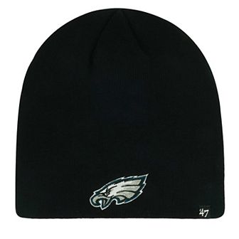 Men's '47 Black Philadelphia Eagles Primary Logo Beanie