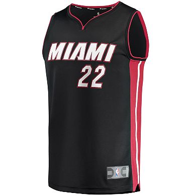 Men's Fanatics Branded Jimmy Butler Black Miami Heat Fast Break Replica Jersey - Icon Edition